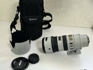 Nikon ニコン ED AF-S VR-NIKKOR 70-200mm 1:2.8 G ライトグレー 一眼レフ カメラレンズ
