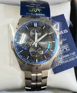 【カシオ】 オシアナス Manta 新品 腕時計 OCW-S3000-1AJF シルバー 電波ソーラー 男性 CASIO メンズ 未使用品