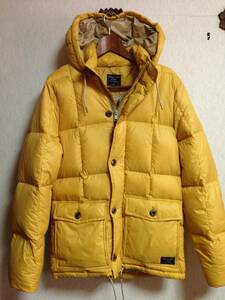 【新品】Abercrombie＆Fitch アバクロ DOWN PUFFER JACKET ダウンジャケット イエロー M