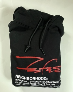 状態良好 21aw NEIGHBORHOOD x FUTURA Laboratories C-HOODED.LS パーカー ネイバーフッド BLACK L ブラック フーディー