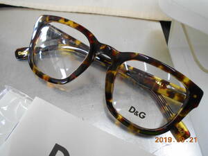 D&G お洒落なボストン 眼鏡フレーム DD1166-814