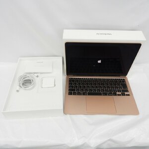 【中古品】Apple アップル ノートPC MacBook Air Retinaディスプレイ 1100/13.3 MWTL2J/A ゴールド corei3/8GB/SSD256GB 11557003 0430