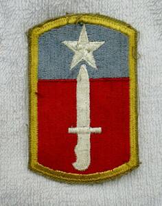 実物 WW2 米陸軍 第205歩兵旅団 肩章 US ARMY 205TH INFANTRY BRIGADE SHOULDER PATCHE エッジカット
