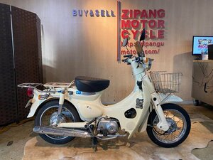 □HONDA LITTLE CUB AA01 ホンダ リトルカブ 50cc 28737km ベージュ 自賠R6.9 タイヤバリ山! 実動! 原付 スクーター バイク 札幌