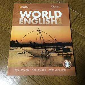 即決　洋書・World English Level 2 Student Book(154pp) with Student CD-ROM
