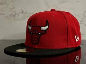 【未使用品】52A★NEW ERA ニューエラ 59FIFTY×NBA シカゴ ブルズ Chicago Bulls コラボ キャップ 帽子 Michael Jordan《SIZE 7・55.8㎝》