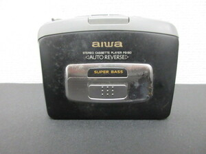 aiwa アイワ カセットプレーヤー HS-PS180 カセットレコーダー 動作未確認 中古【ジャンク品】＃33403