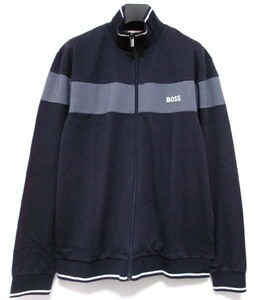 新品★HUGO BOSS★ヒューゴボス★ジップアップジャケット★L★ネイビー★ジャージ