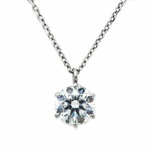 ダイヤモンド ネックレス プラチナ 一粒 0.2ct 鑑定書付 0.218ct Gカラー SI1クラス VGカット CGL