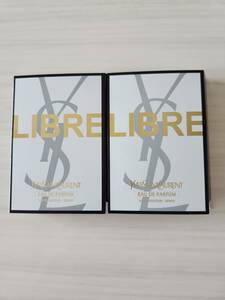 即決 送料120円 新品未開封 イヴ・サンロー Yves Saint Laurent リブレ オーデパルファム 1.2ml × 2本 ②