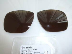 処分価格！★オークリー ディスパッチ １用 カスタムレンズ BROWN （偏光レンズではございません） 新品　Oakley Dispatch １ Sunglasses