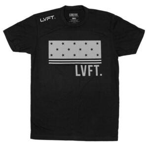 ★LIVE FIT リブフィット Tシャツ Mサイズ ブラック黒◆筋トレフィジークボディビル