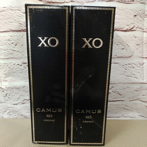 A04266 1円〜 カミュ 2本セット CAMUS XO ロングネック 700ml 40％ 古酒 未開栓 / ブランデー ウイスキー コニャック