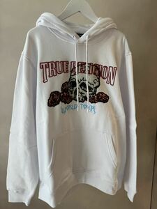 【TRUE RELIGION 】TRUE SKULL PULLOVER HOODIE