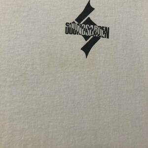 Rare 1992 Soundgarden Vintage T shirt Tee White XL Brockum Cut out sleeves 90