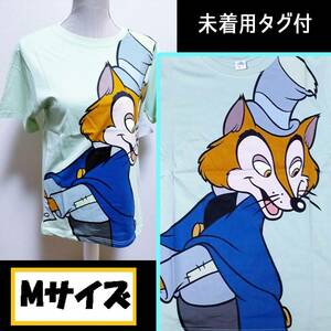 【Mサイズ】ファウルフェロー 正直ジョン ヴィランズ ピノキオ レディース 半袖丸首Tシャツ 綿100% ディズニーストア