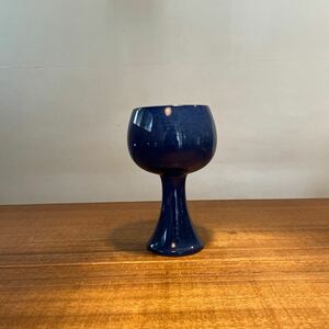 vintage vase Japan 花瓶 アンティーク レトロ 昭和 北欧 デンマーク ミッドセンチュリー 生花 一輪挿し 青