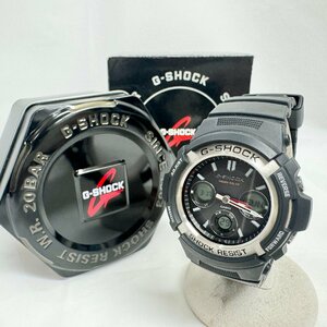 キングラム[27]CASIO カシオ G-SHOCK Gショック AWR-M100-1ADR ソーラー 腕時計★海外モデル★稼働★箱・ケース・取説★１円～【送料無料】