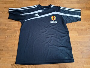 Tシャツ　adidas サッカー日本代表　頑張れパリオリンピック　