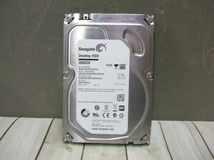 【3.5インチHDD /3000GB 3TB】Seagate Desktop HDD ST3000DM001 SATA 26回/72H