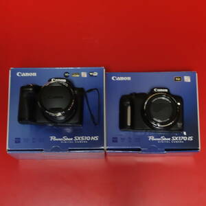 【美品】Canon PowerShot SX170IS PowerShot SX510HS まとめて ２台 元箱 付属品一式 動作確認済み コンパクトデジタルカメラ キヤノン