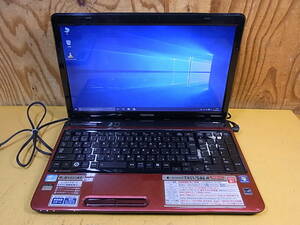 □V/729☆東芝 TOSHIBA☆15.6型ノートパソコン☆dynabook T451/58ER☆☆Win10☆Core i7-2670QM 2.20GHz☆メモリ8GB☆HDD 672.9GB☆ジャンク