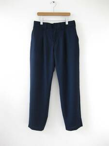 美品☆Dickies×UNITED ARROWS☆ワークパンツ☆NAVY☆30インチ☆ウール混☆薄手☆ボトムス☆green label☆ディッキーズ