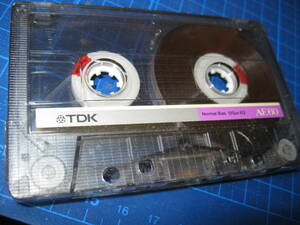 使用済み　中古　 カセットテープ　TDK　AE120　Type1　ノーマル　120分 1本 爪あり　No.37