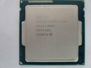 ★Intel /CPU Core i7-4770 3.40GHz 起動確認済み！★①