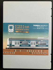 貴重品！！トミックスワールド 大宮 限定！！ E231-0系通勤電車（常磐線開業120周年記念ラッピングトレイン）93546 E231系 TOMIX WORLD