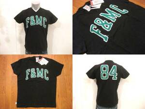 名作 本物 新品 F&M フランクリンマーシャル FRANKLIN&MARSHALL 半袖 Tシャツ ブラック S