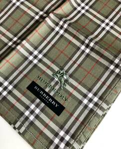 新品未使用★刺ロゴ　大人気レア柄　Burberry バーバリー◆ミニスカーフ★ ハンカチ ( D11)