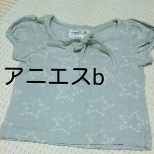 アニエスb 半袖Tシャツ 女の子 やわらか生地にふんわりかわいい 100 カットソー アニエスベー