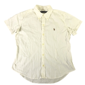 ラルフローレンスポーツ 中古 Ralph Lauren 半袖 BDシャツ 9 M 白
