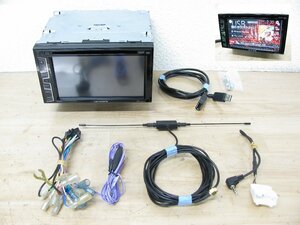 [107888-A]カロッツェリア FH-6100DTV 6.2V型ディスプレイオーディオ DVDプレーヤー ワンセグ地デジチューナー スマホ連携 動作良好1円～