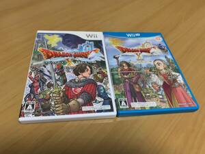 【オンラインサービス終了】2本 セット【Wii ドラゴンクエストX 目覚めし五つの種族】【WiiU ドラゴンクエストX 眠れる勇者と導きの盟友】