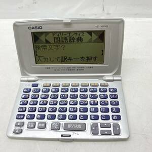 送料無料g28108 CASIO カシオ 電子辞書 XD-J600 事務 店舗用品 OA機器