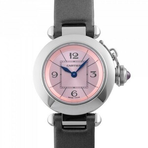 カルティエ Cartier パシャ ミスパシャ W3140026 ピンク文字盤 中古 腕時計 レディース