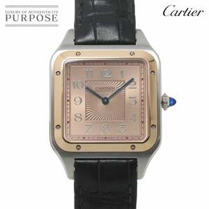 カルティエ Cartier サントスデュモン LM 世界限定500本 W2SA0025 メンズ 腕時計 ピンク K18PG 手巻き ウォッチ Santos Dumont 90233522
