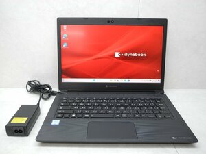 ☆1円☆第8世代.東芝 dynabook S73/DP 高解像度1920×1080☆Core i5 1.60GHz/8GB/SSD256GB/無線/Bluetooth/カメラ/Office/Win11 DtoD領域☆