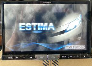 【2021年版】アルパイン X8 50後期 エスティマ 専用パーフェクトフィット 新品GPS付地デジアンテナ ステリモ 純正バックカメラ変換 取説
