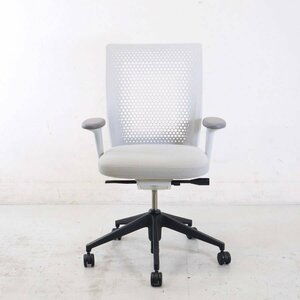 vitra. ヴィトラ 【ID Air】ID Chair Concept IDチェア デスクチェア 肘付き 布張り グレー系 アントニオ・チッテリオ IDエア★823h18