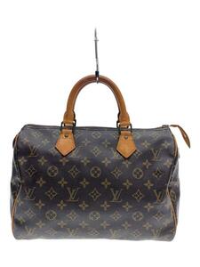 LOUIS VUITTON◆1)スピーディ30_モノグラム・キャンバス_BRW/PVC/BRW