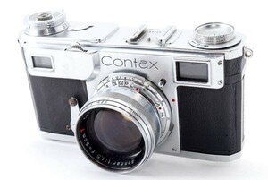 希少・動作品★CONTAXレンジファインダー★コンタックス ZEISS IKON ボディ+Carl Zeiss Jena Sonnar 5cm f1.5 T 現状品 732002