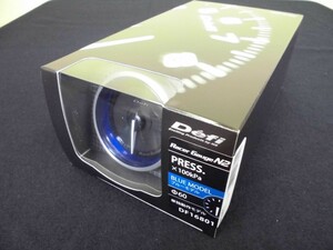 Defi　Racer Gauge　デフィ レーサーゲージ　 N2　60φ（ブルー） 圧力計　 DF16801　（油圧計 もしくは 燃圧計）