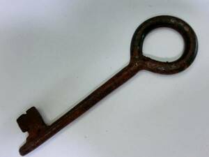 鍵■古い鉄製の錠前 古い鍵 レトロ 古鍵 古民具 骨董品■