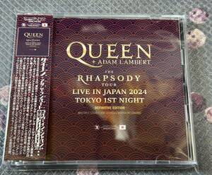 新品未開封 クイーン+アダム・ランバート★Queen + Adam Lambert 「The Rhapsody Tour Live in Japan 2024 Tokyo 1st Night 2枚組 