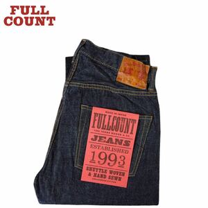 FULL COUNT W35 Lot.1103W-23 Clean Straight Denim (One Wash) フルカウント