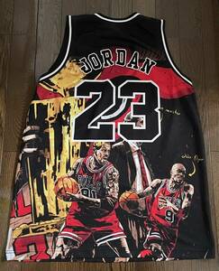 希少 NBA JORDAN #23 ユニフォーム サイズL マイケル・ジョーダン BULLS ゲームシャツ デニス ロッドマンシカゴ・ブルズ NIKE ナイキ 美品