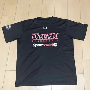 バスケットボール 日本代表 アカツキジャパン アンダーアーマー 選手支給品 Tシャツ AKATSUKI JAPAN FIVE アカツキファイブ UNDER ARMOUR 